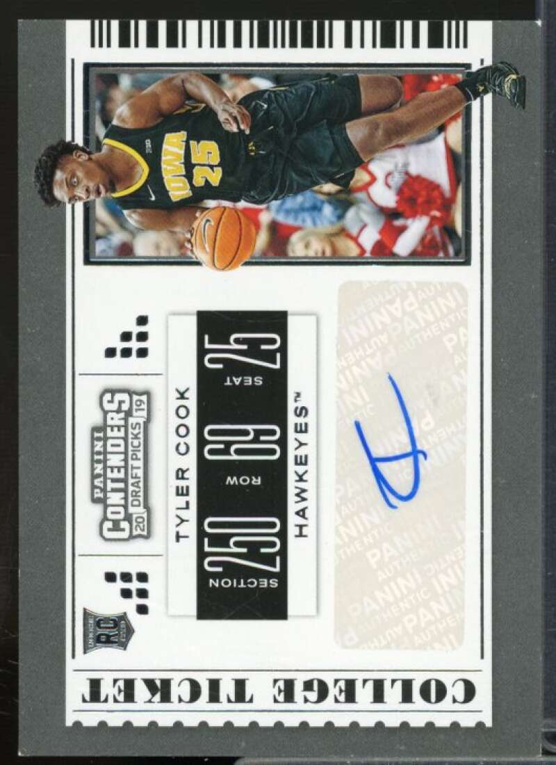 Tyler Cook AU Rookie Card 2019-20 Panini Contenders Draft Picks #103  Image 1