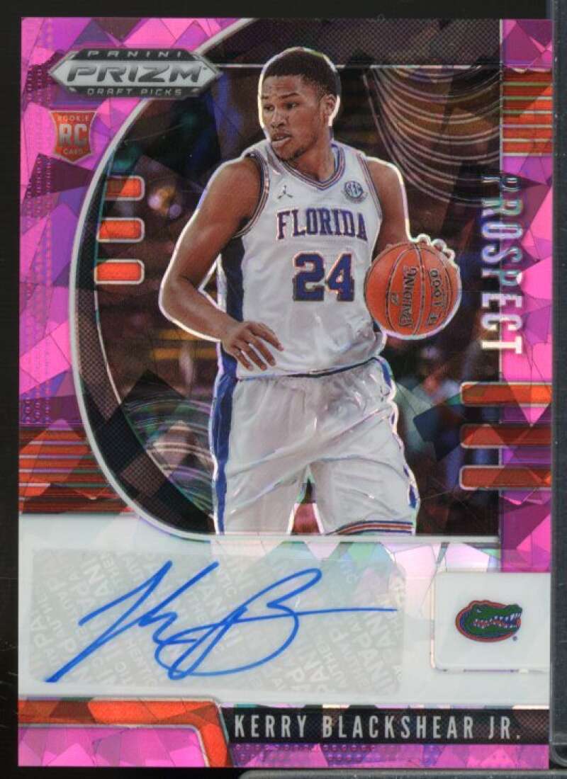 Kerry Blackshear Jr. 2020-21 Panini Prizm Draft Picks Prospect AutoPink Ice #67  Image 1