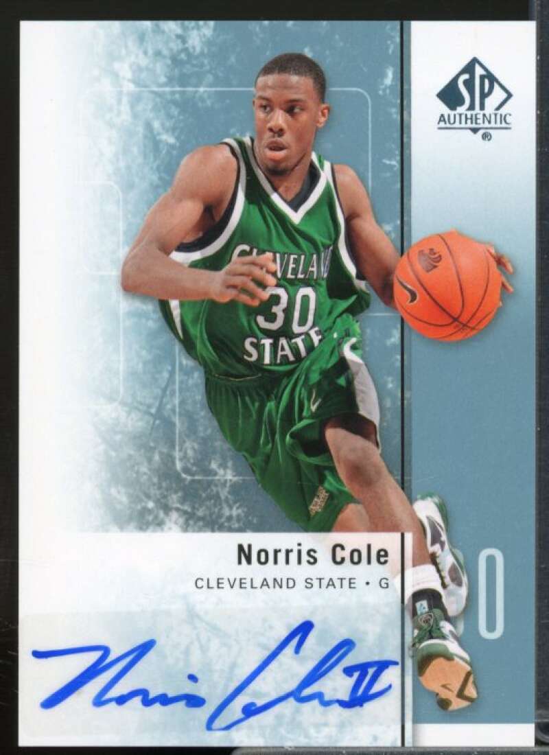 Norris Cole Rookie Card 2011-12 SP Authentic Autographs #33  Image 1