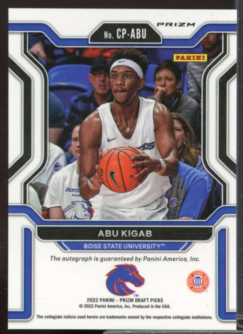 Abu Kigab 2022-23 Panini Prizm Draft Picks College Penmanship Prizms Green #11  Image 2