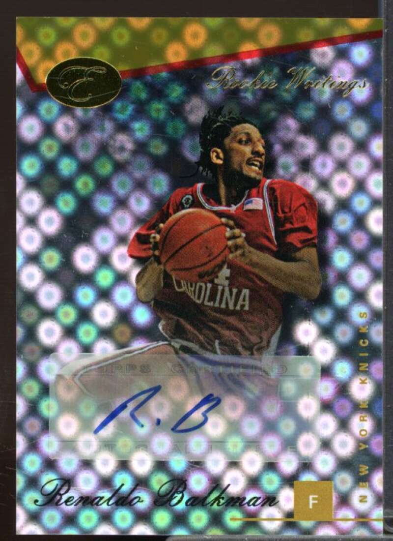 Renaldo Balkman/59 2006-07 Bowman Elevation Rookie Writing Autographs Gold #RBA  Image 1