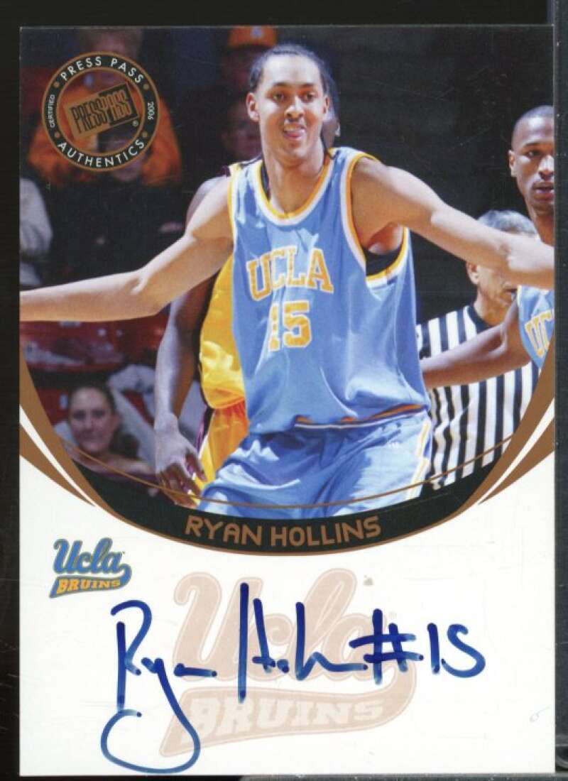 Ryan Hollins Rookie Card 2006 Press Pass Autographs #64  Image 1