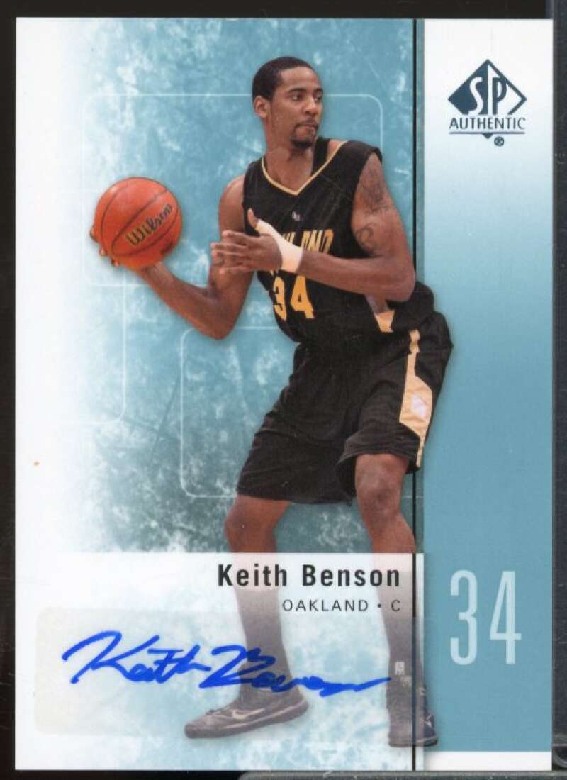 Keith Benson Rookie Card 2011-12 SP Authentic Autographs #46  Image 1