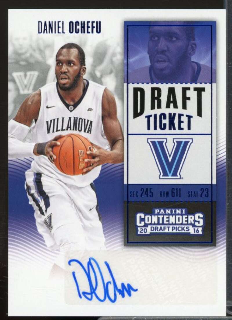 Daniel Ochefu AU 2016-17 Panini Contenders Draft Picks Draft Blue Foil #184  Image 1