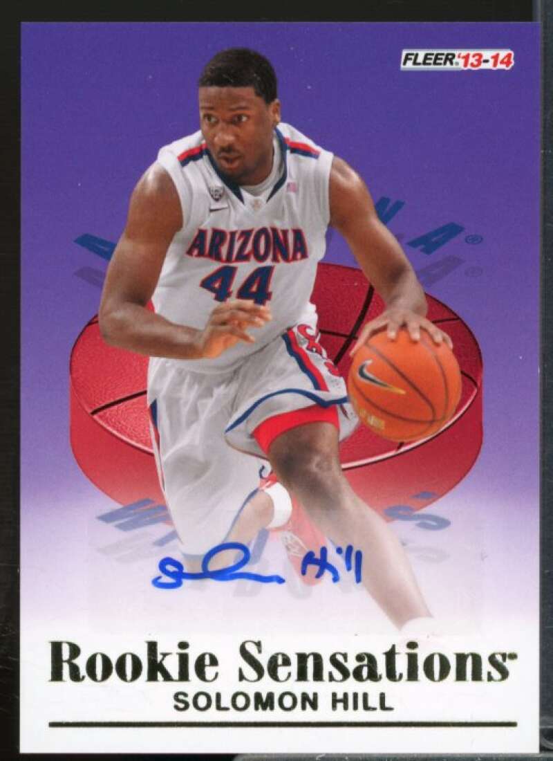 Solomon Hill D Rookie Card 2013-14 Fleer Retro Autographs #50  Image 1