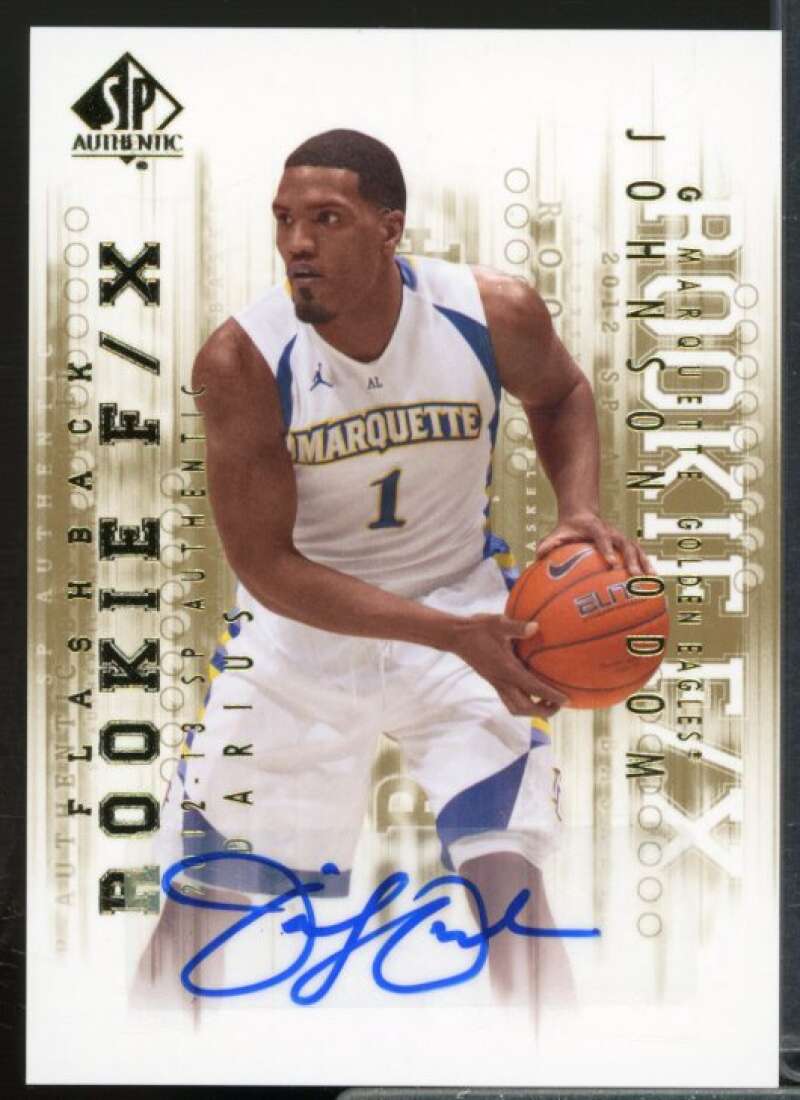 Darius Johnson-Odom FX D Rookie Card 2012-13 SP Authentic Autographs #97  Image 1