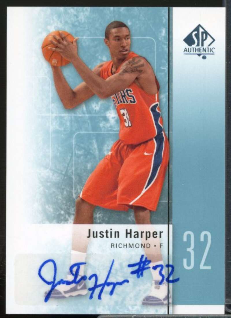 Justin Harper Rookie Card 2011-12 SP Authentic Autographs #20  Image 1