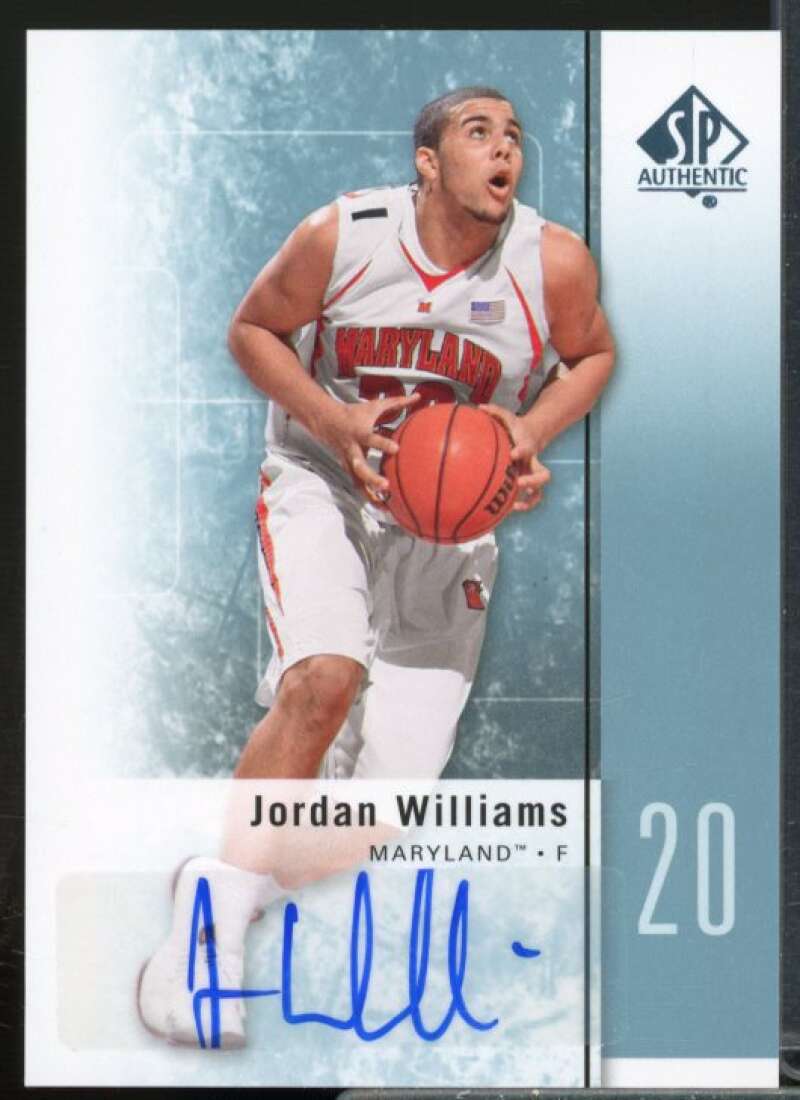 Jordan Williams Rookie Card 2011-12 SP Authentic Autographs #36  Image 1