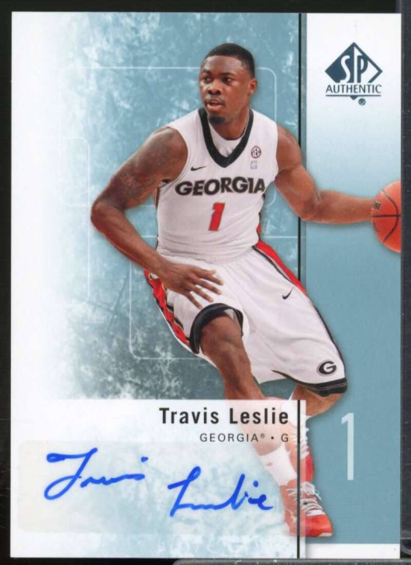 Travis Leslie Rookie Card 2011-12 SP Authentic Autographs #44  Image 1