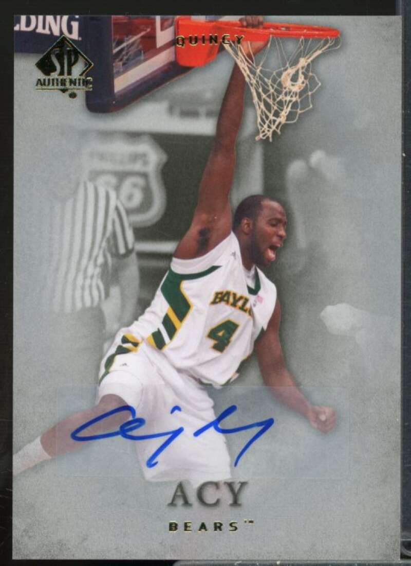 Quincy Acy E Rookie Card 2012-13 SP Authentic Autographs #34  Image 1