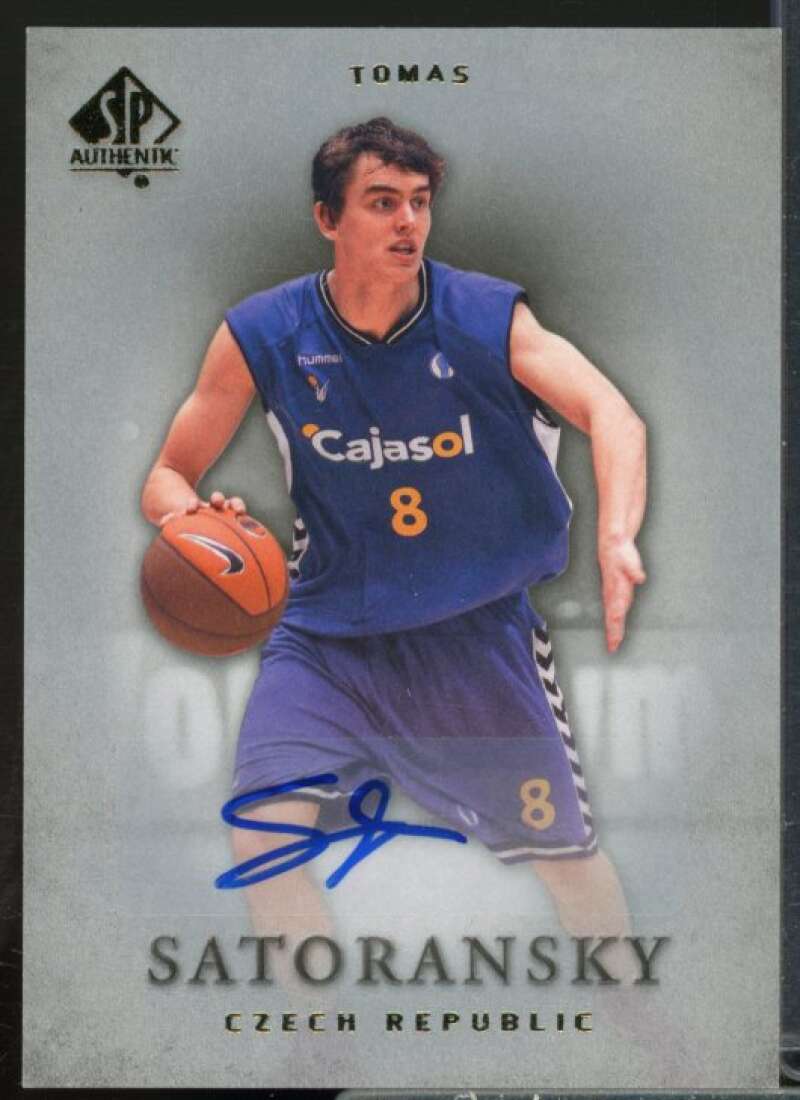 Tomas Satoransky D Rookie Card 2012-13 SP Authentic Autographs #48  Image 1