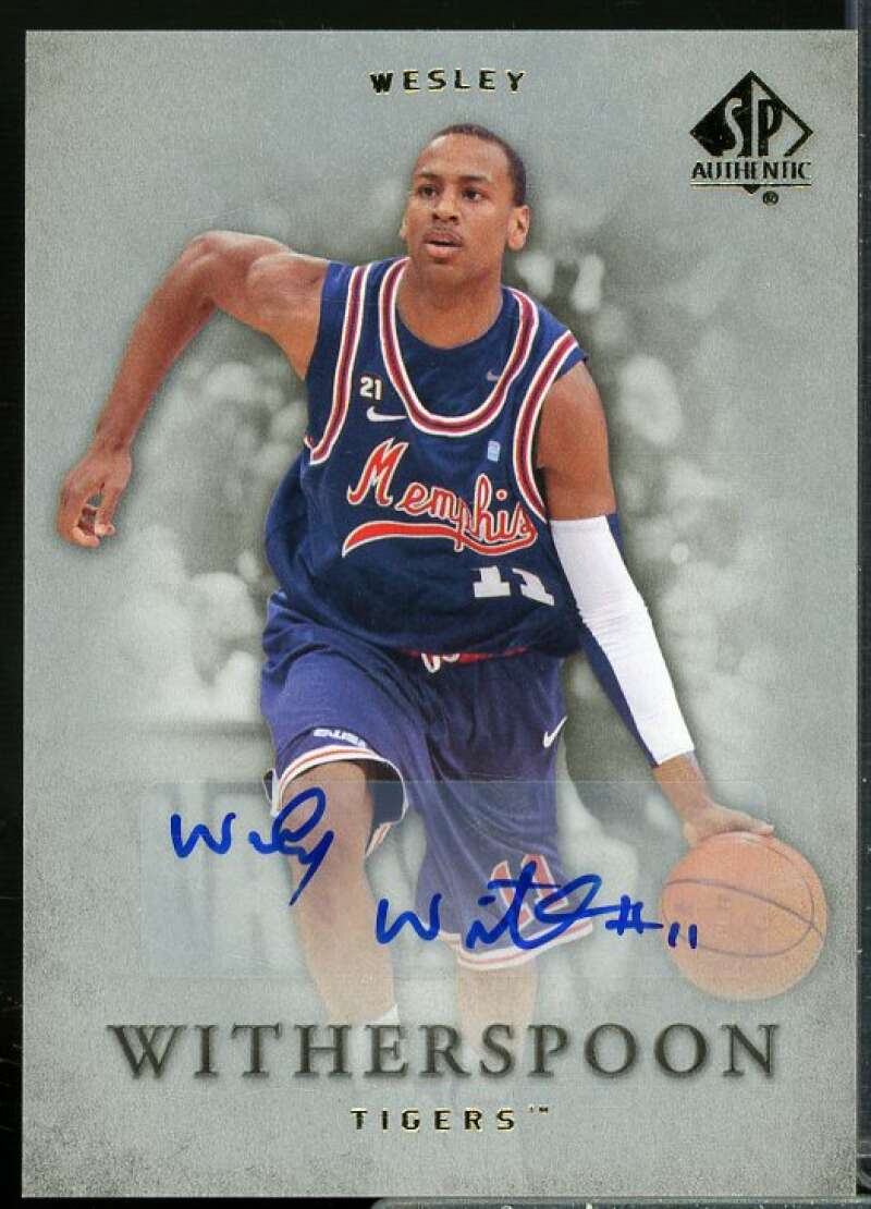 Wesley Witherspoon D Rookie Card 2012-13 SP Authentic Autographs #46  Image 1