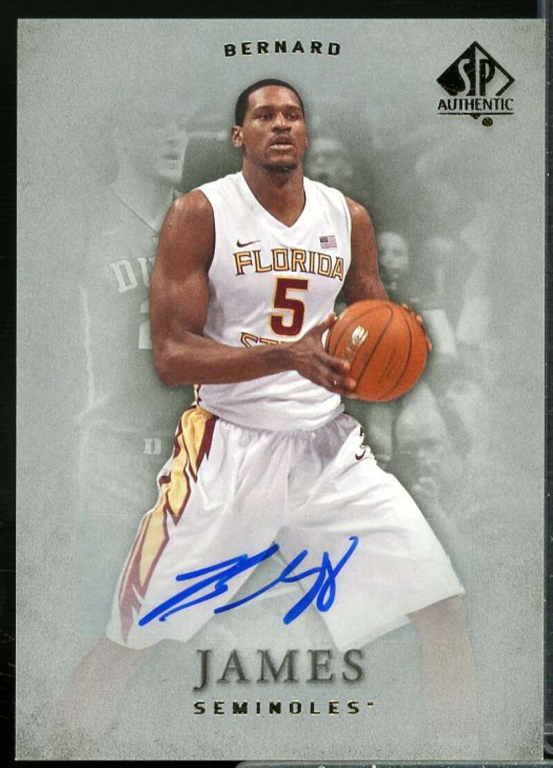 Bernard James E Rookie Card 2012-13 SP Authentic Autographs #31  Image 1