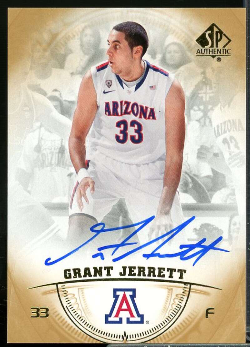 Grant Jerrett C Rookie Card 2013-14 SP Authentic Autographs #35  Image 1