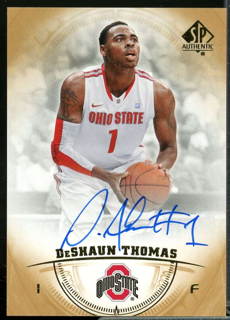 Deshaun Thomas C Rookie Card 2013-14 SP Authentic Autographs #40  Image 1