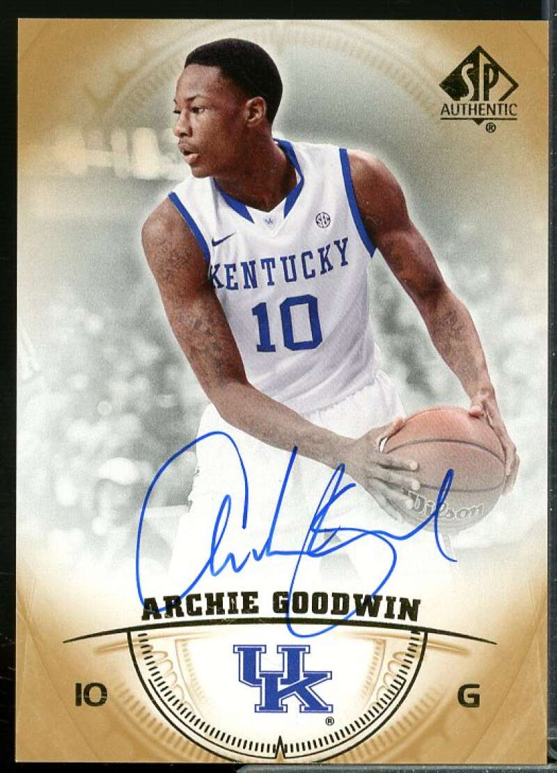 Archie Goodwin C Rookie Card 2013-14 SP Authentic Autographs #21  Image 1