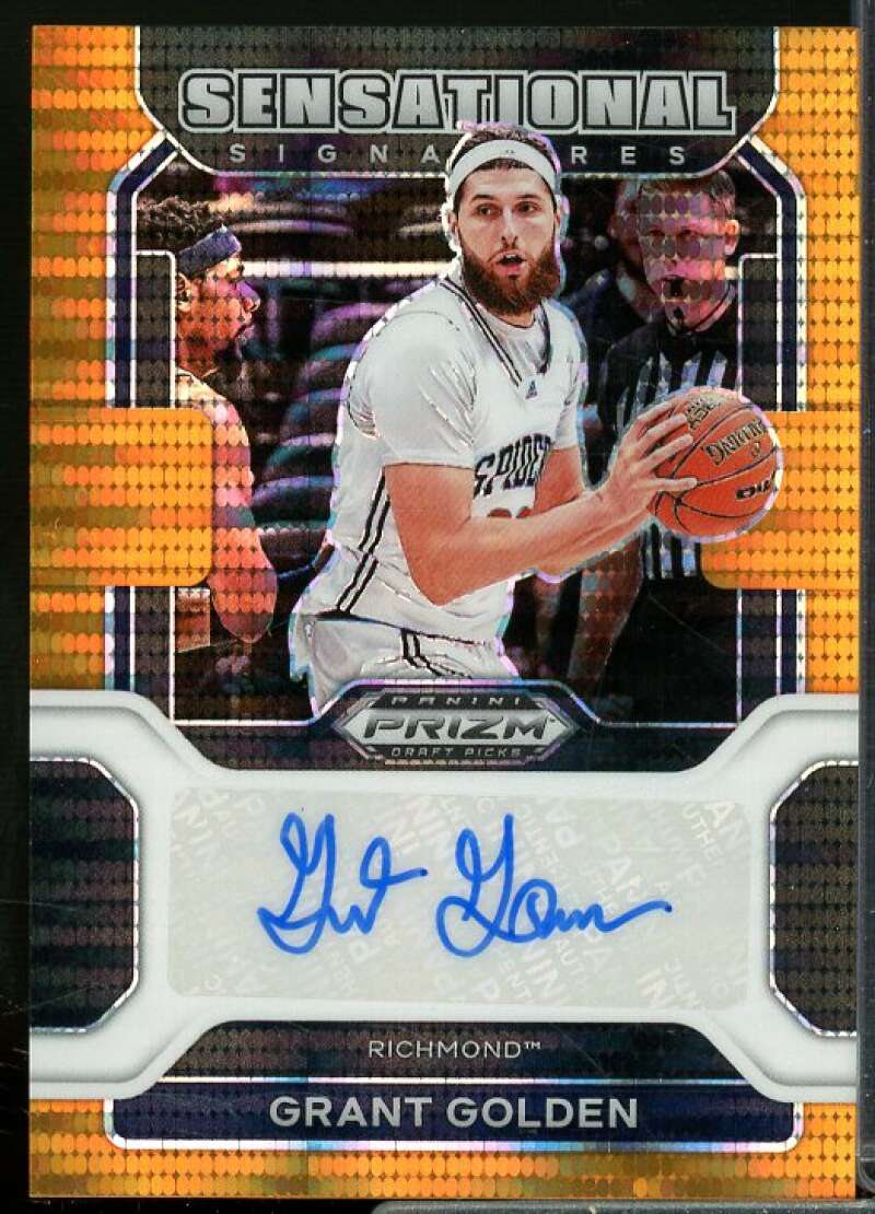 Grant Golden 2022-23 Panini Prizm Draft Sensational Signature Orange Pulsar #23  Image 1