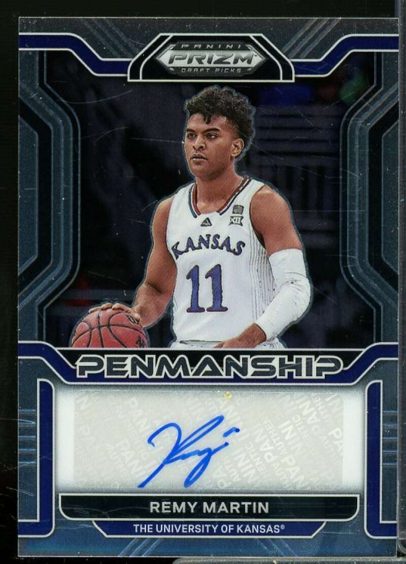 Remy Martin Rookie Card 2022-23 Panini Prizm Draft Picks College Penmanship #8  Image 1