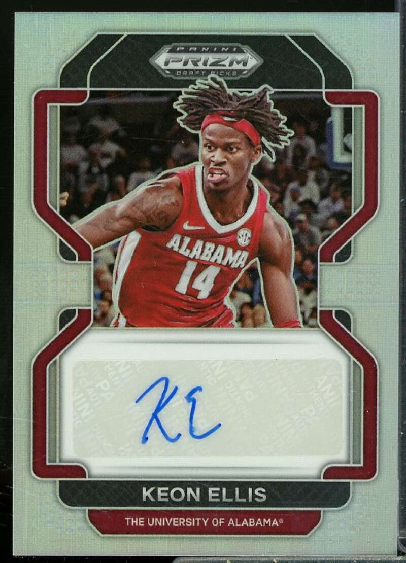 Keon Ellis Rookie 2022-23 Panini Prizm Draft Picks Autographs Prizms Silver #59  Image 1