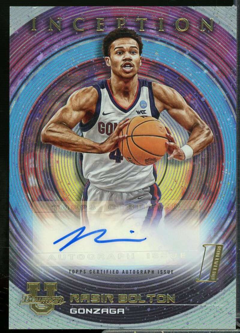 Rasir Bolton Card 2022-23 Bowman Inception University Autographs #BIARB  Image 1