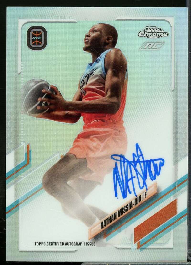 Nathan Missia-Dio Rookie 2021-22 Topps Chrome Overtime Elite Autographs #CANMD1  Image 1