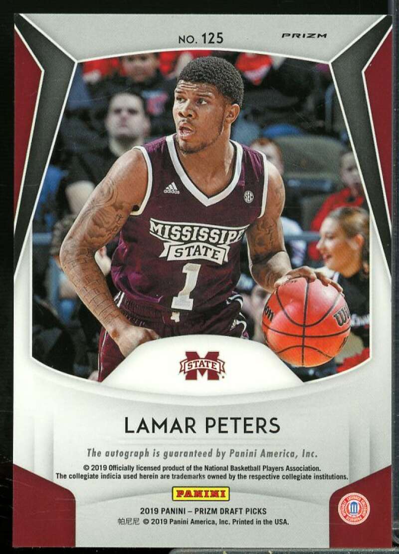 Lamar Stevens 2020-21 Panini Prizm Draft Picks Prospect Autographs Silver #68  Image 2