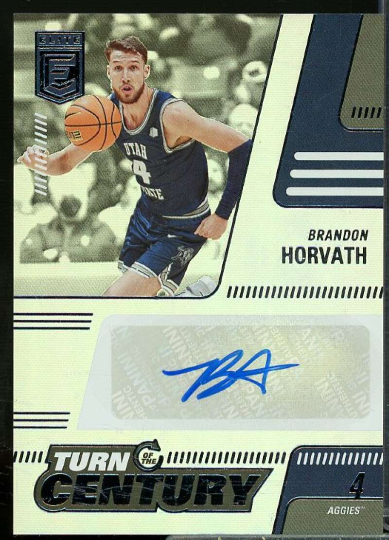 Brandon Horvath 2022-23 Panini Chronicles Draft Turn of the Century Auto #8  Image 1