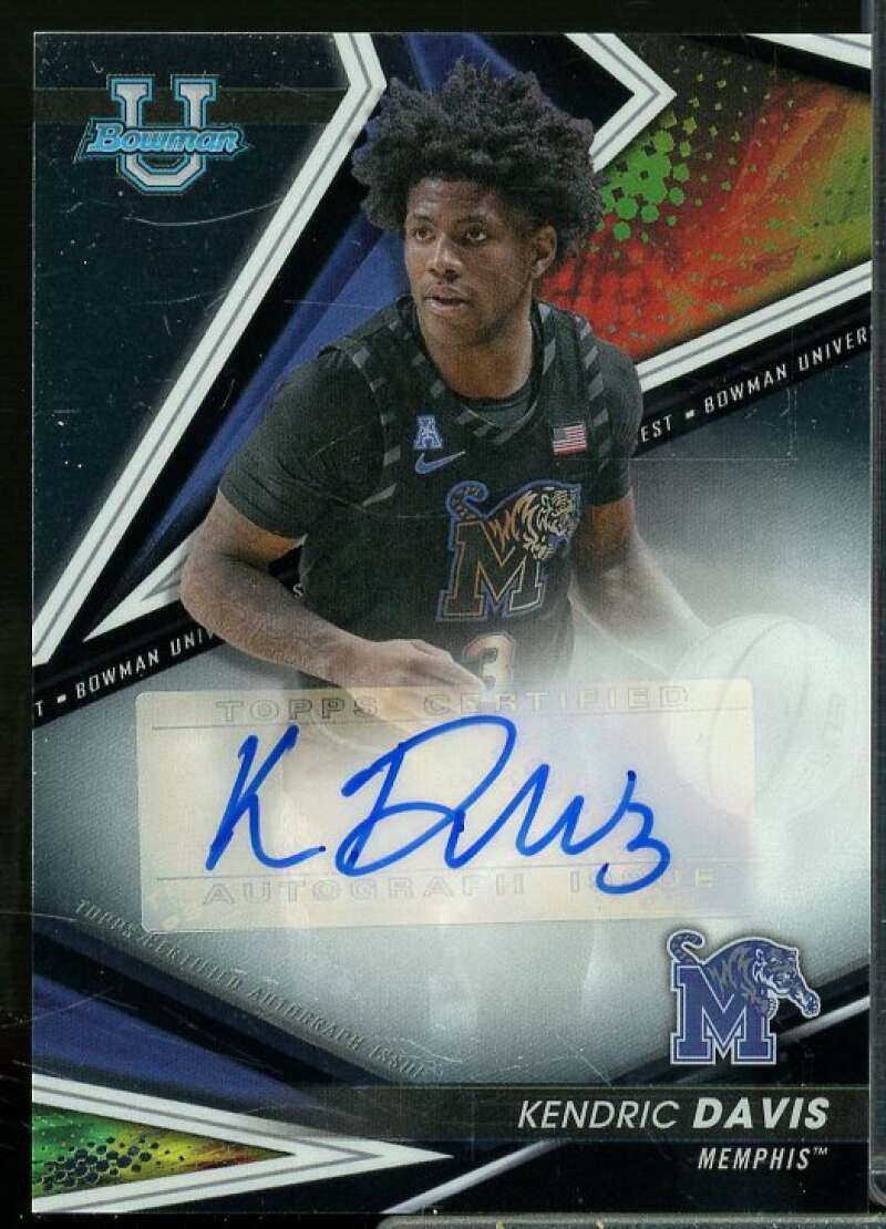 Kendric Davis 2022-23 Bowman's Best University Best of '22 Autographs #BOAKD  Image 1