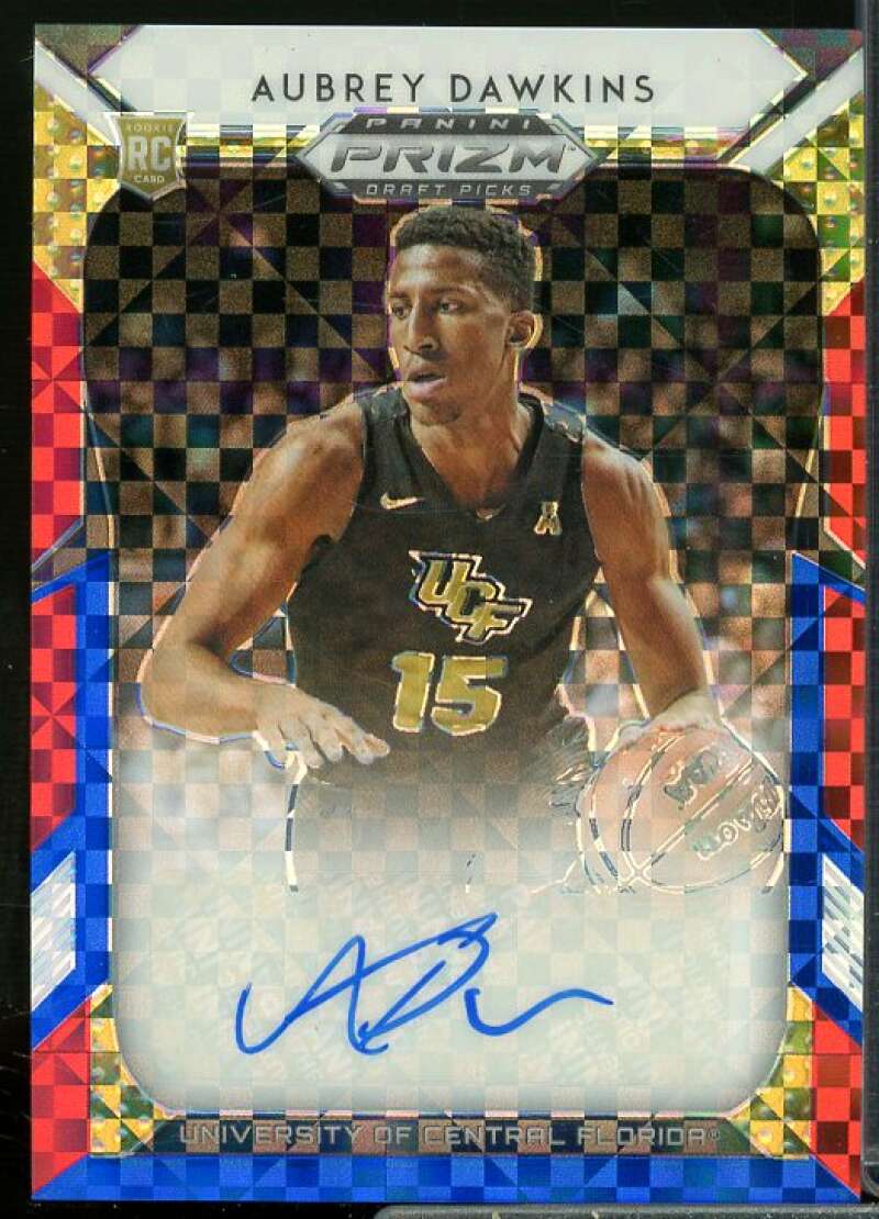 Aubrey Dawkins/99 2019-20 Panini Prizm Draft Autographs Red White Blue #126  Image 1