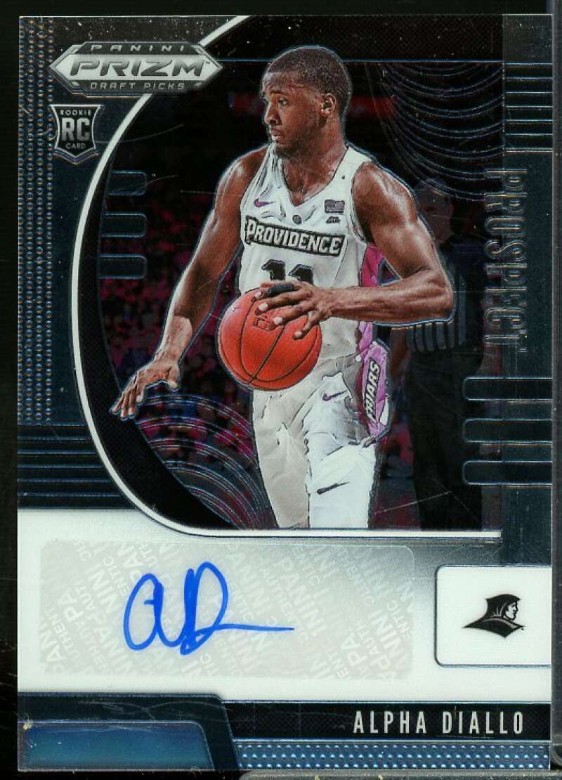 Alpha Diallo Rookie 2020-21 Panini Prizm Draft Picks Prospect Autographs #61  Image 1