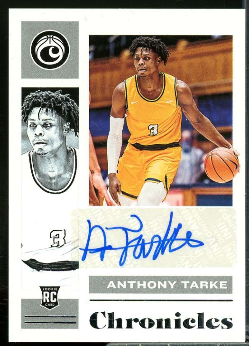 Anthony Tarke Card 2021-22 Panini Chronicles Draft Picks Rookie Signatures #23  Image 1