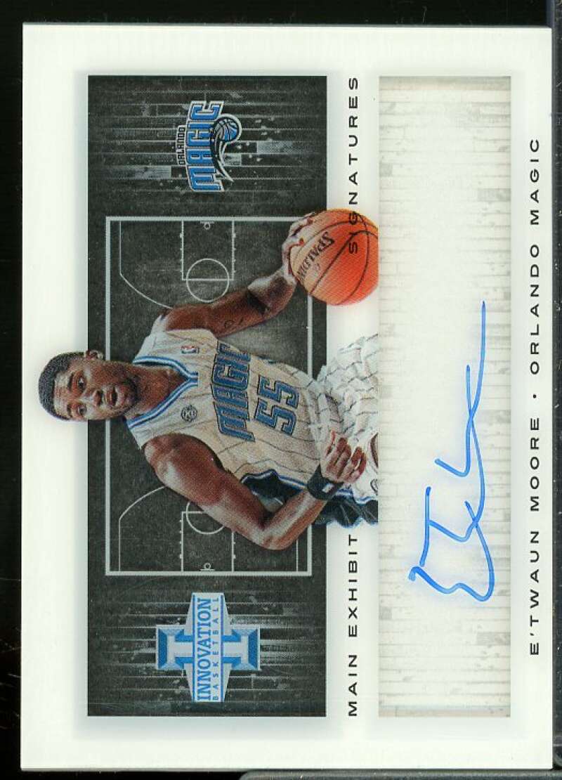 E'Twaun Moore/199 Rookie Card 2013-14 Innovation Main Exhibit Signatures #9  Image 1