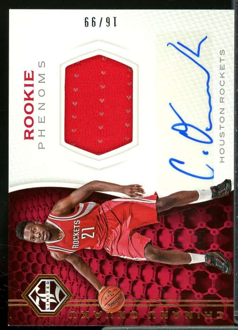 Chinanu Onuaku JSY AU Rookie Card 2016-17 Limited #117  Image 1