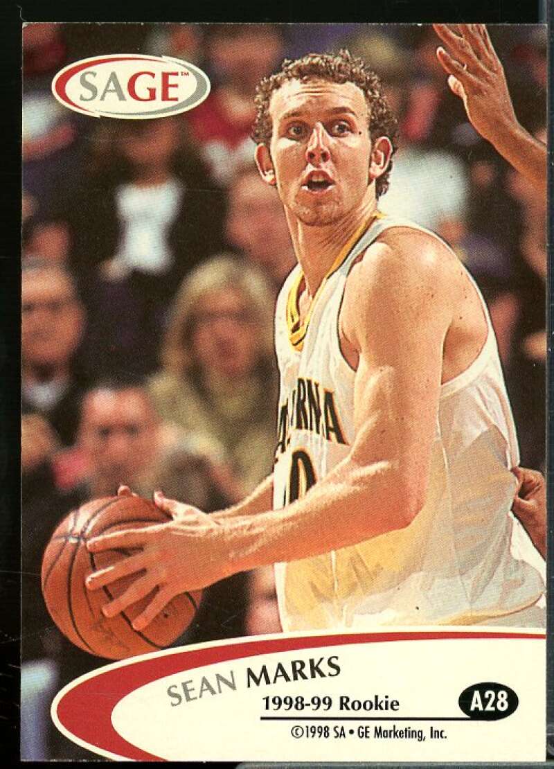 Sean Marks/50 Rookie Card 1998 SAGE Autographs Platinum #A28  Image 2