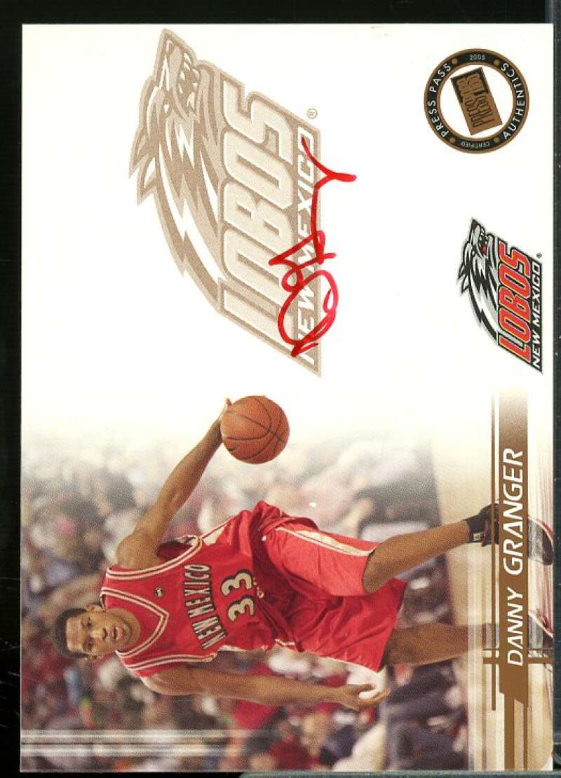 Danny Granger Rookie Card 2005 Press Pass Autographs #DG  Image 1