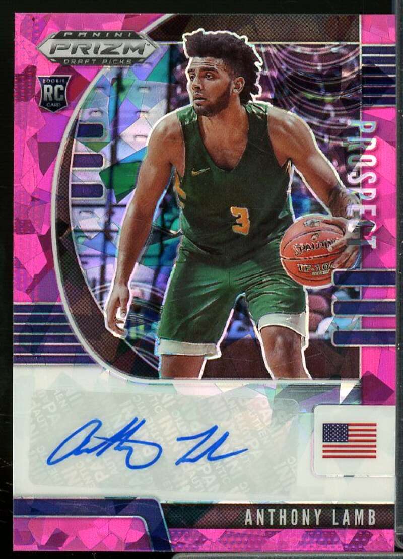 Anthony Lamb 2020-21 Panini Prizm Draft Picks Prospect Autographs Pink Ice #84  Image 1