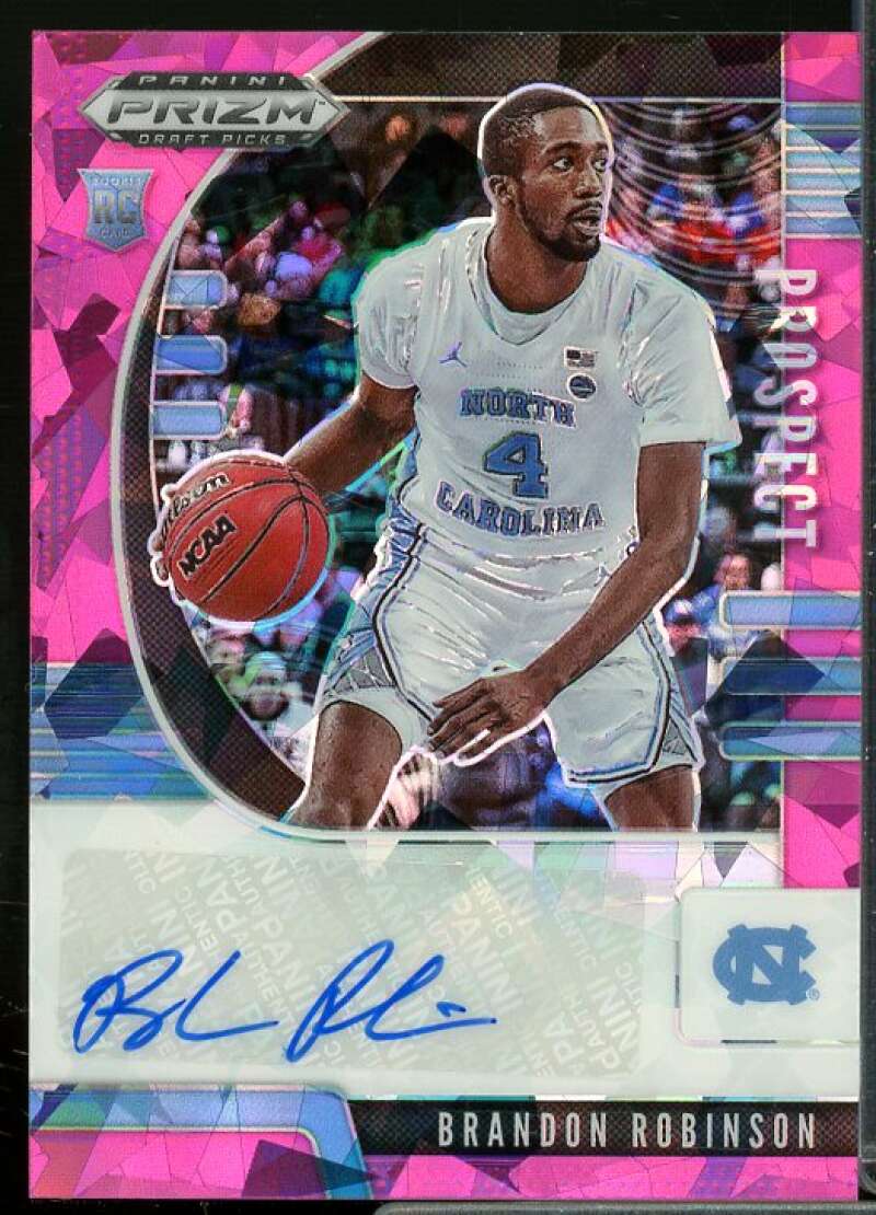 Brandon Robinson 2020-21 Panini Prizm Draft Prospect Autographs Pink Ice #41  Image 1