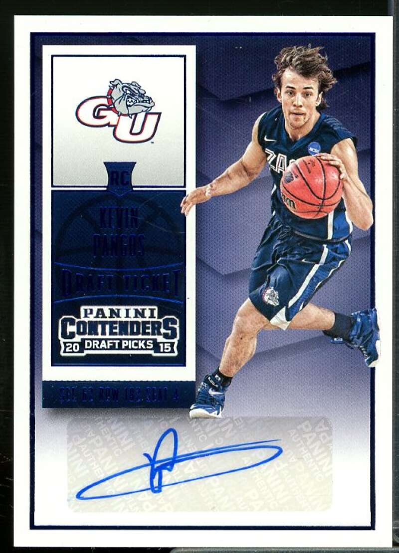 Kevin Pangos AU 2015-16 Panini Contenders Draft Picks Ticket Blue Foil #153  Image 1