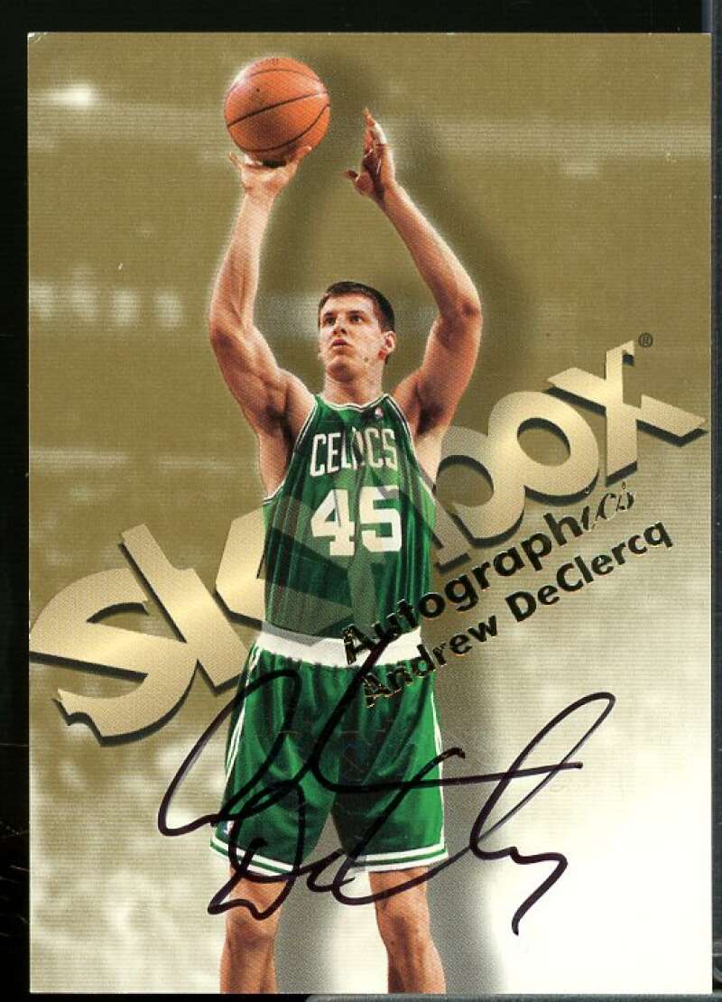 Andrew DeClercq Rookie Card 1998-99 SkyBox Premium Autographics #32  Image 1