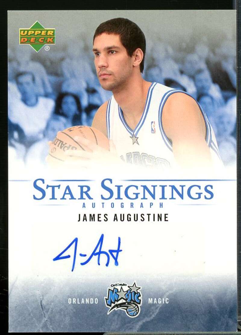 James Augustine Rookie Card 2007-08 Upper Deck Star Signings #JA  Image 1