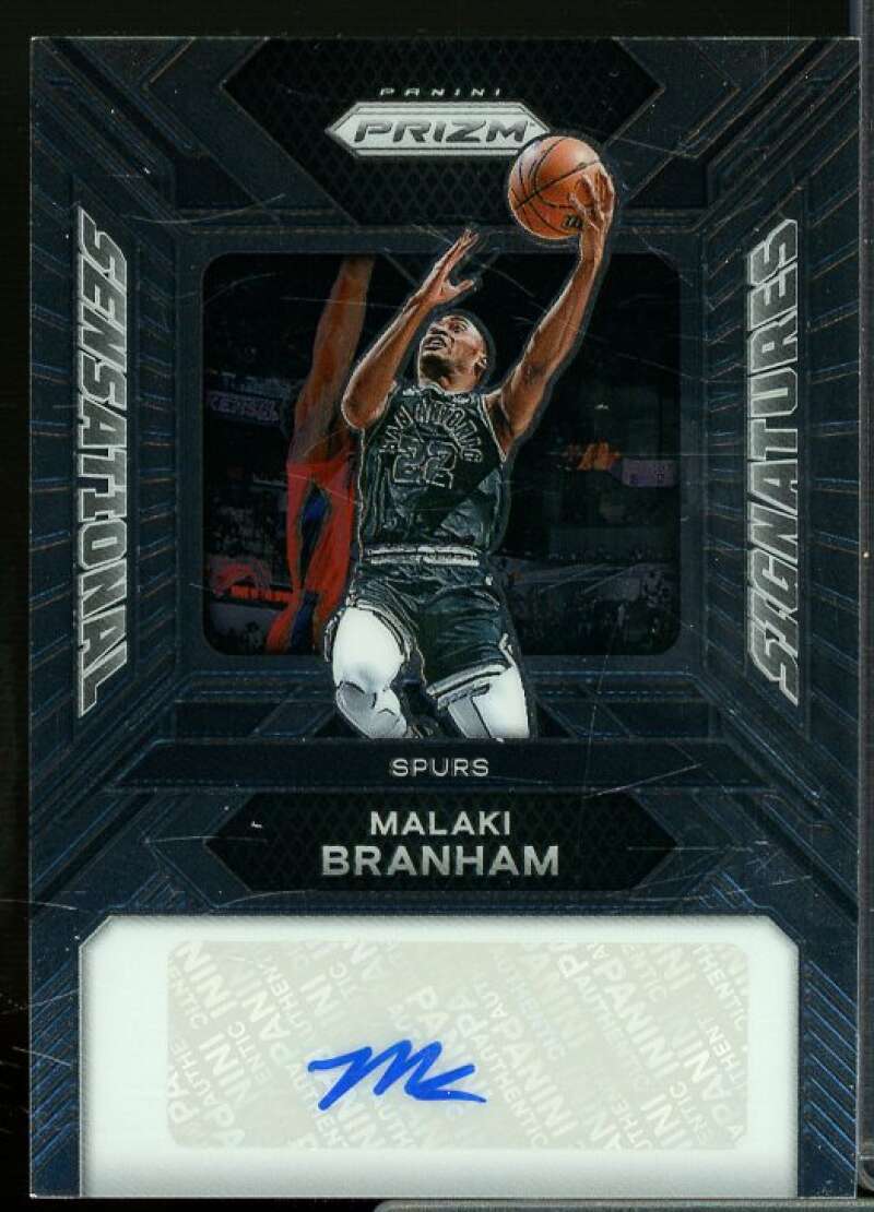 Malaki Branham Rookie Card 2023-24 Panini Prizm Sensational Signatures #45  Image 1