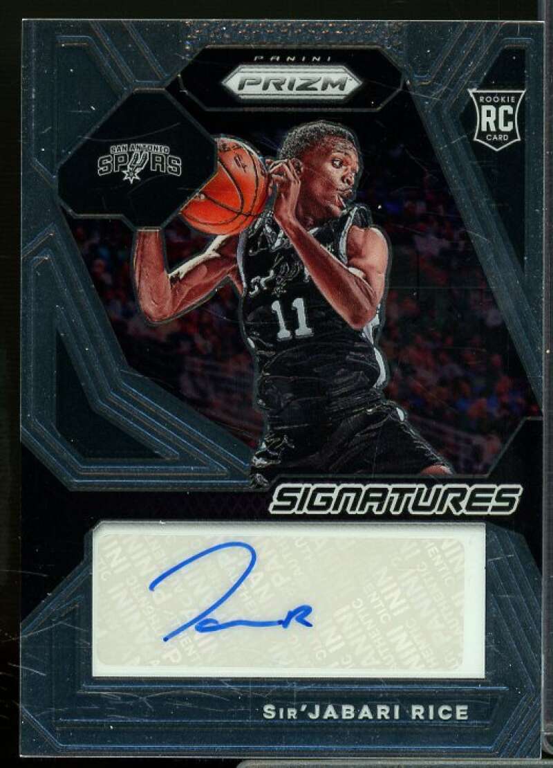 Sir'Jabari Rice Rookie Card 2023-24 Panini Prizm Rookie Signatures #40  Image 1