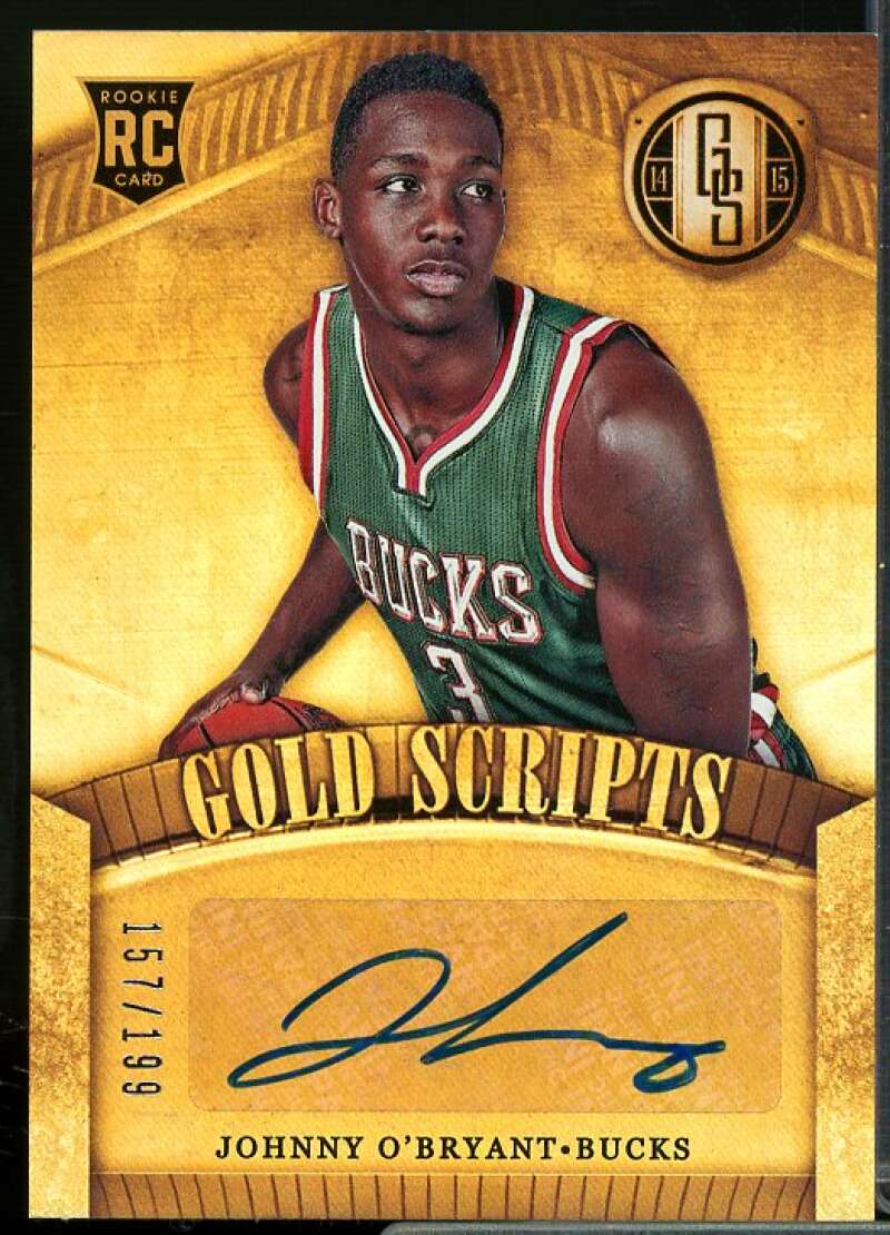 Johnny O'Bryant/199 Rookie Card 2014-15 Panini Gold Standard Gold Scripts #20  Image 1