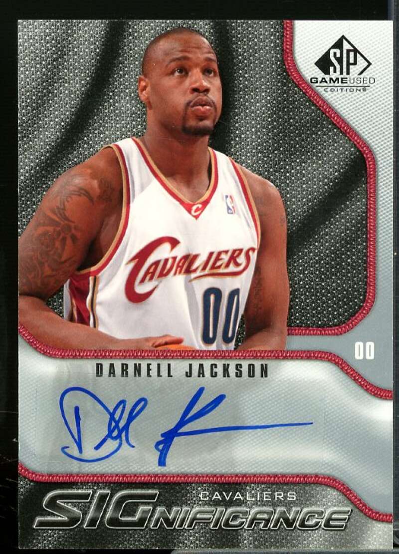 Darnell Jackson Rookie Card 2009-10 SP Game Used SIGnificance #SDJ  Image 1