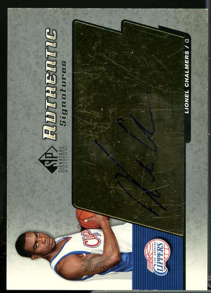 Lionel Chalmers Rookie Card 2004-05 SP Authentic Signatures #LC  Image 1