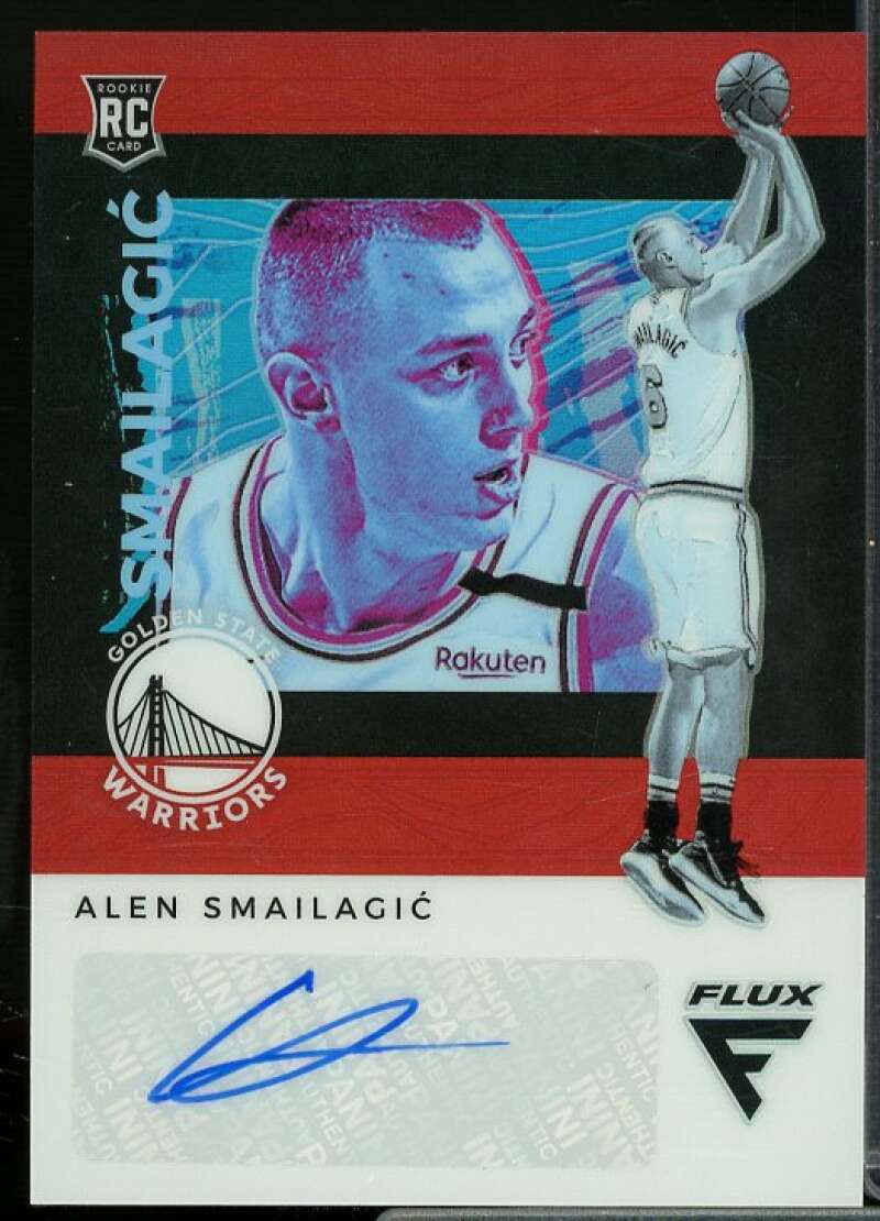 Alen Smailagic Rookie 2019-20 Panini Chronicles Flux Rookie Autographs Red #3  Image 1