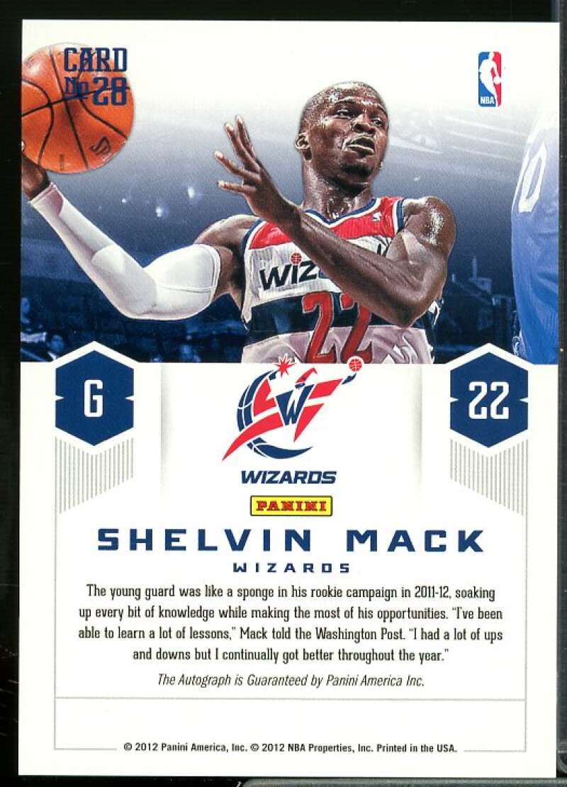 Shelvin Mack Rookie Card 2012-13 Prestige Prestigious Picks Signatures #28  Image 2