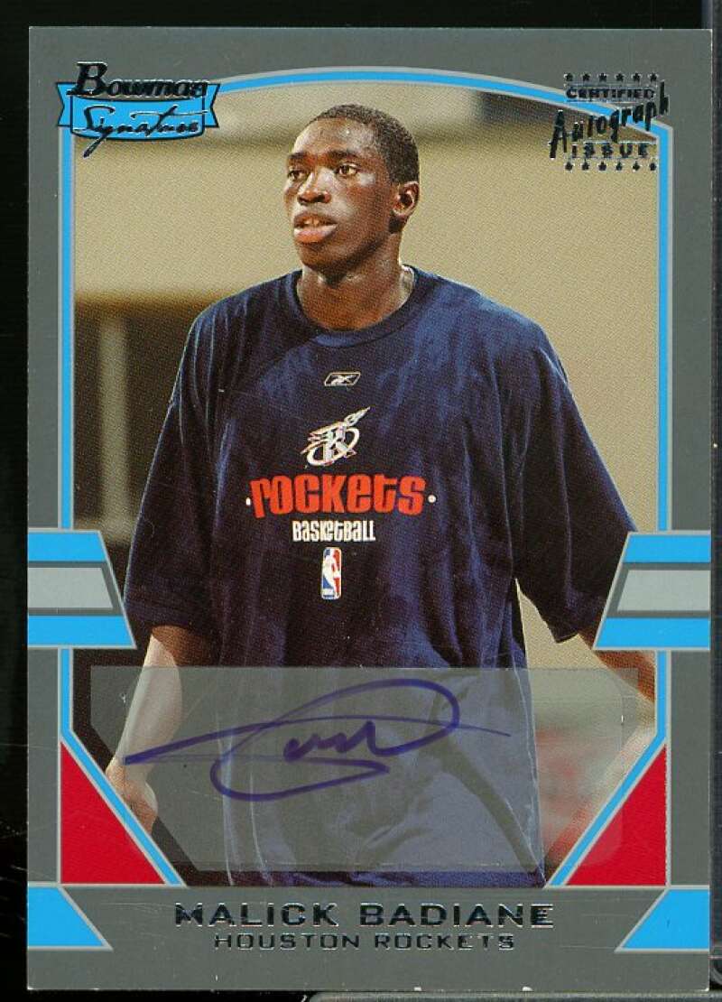 Malick Badiane Rookie Card 2003-04 Bowman Signature Edition Silver #69  Image 1