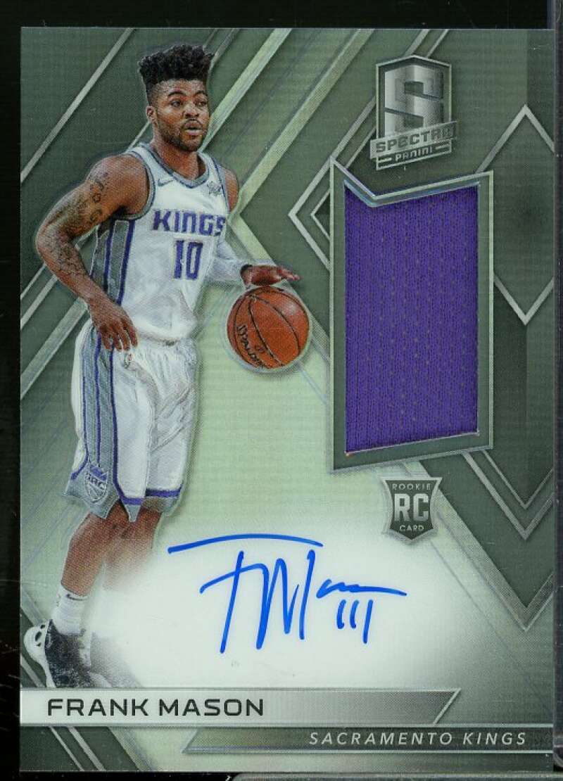 Frank Mason III JSY AU/299 Rookie Card 2017-18 Panini Spectra #131  Image 1