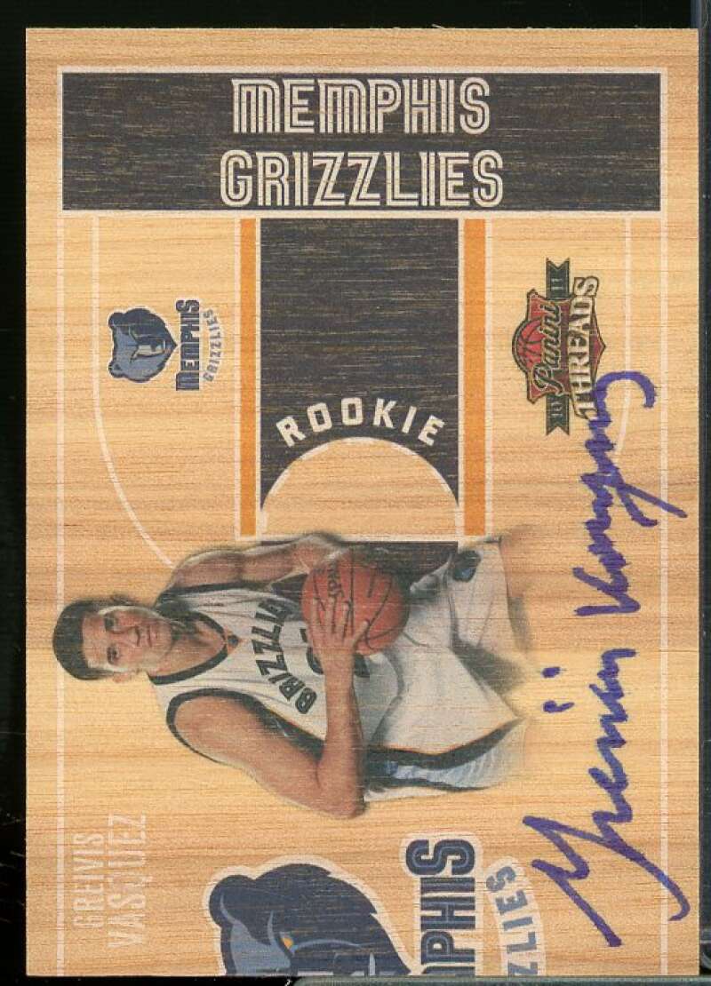 Greivis Vasquez AU Rookie Card 2010-11 Panini Threads #22  Image 1